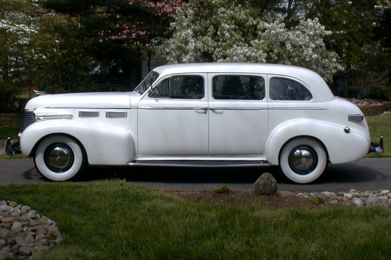 Side of 1940 Cadillac Limousine