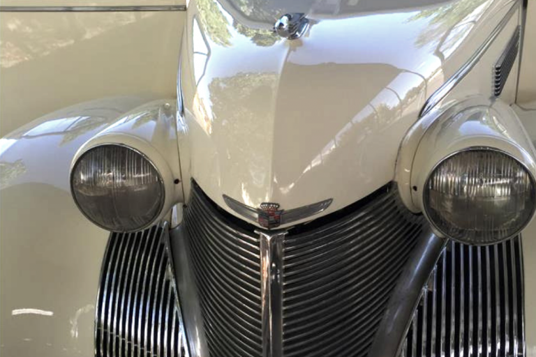 Front of 1940 Cadillac Limousine