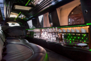 12 Passenger Suburban Stretch SUV Interior
